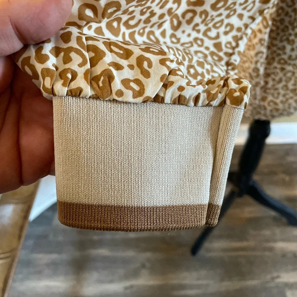 Lolly Animal Print Long Sleeve Blouse. - Picture 10 of 12